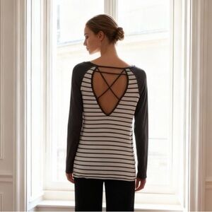 Tart striped long sleeves shirt size Small